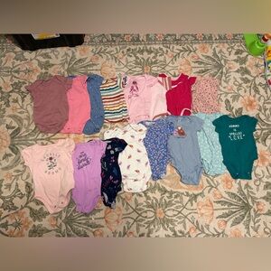 baby girl onesies 3/6 months